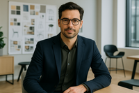 Make  a male image who is Head of Design of a company